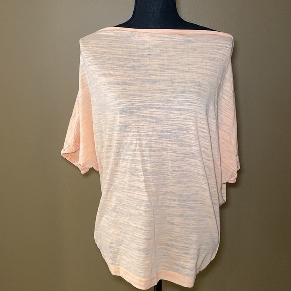 NWT Free People Astrid Tee. Women’s size L in color Apricot - Picture 2 of 5